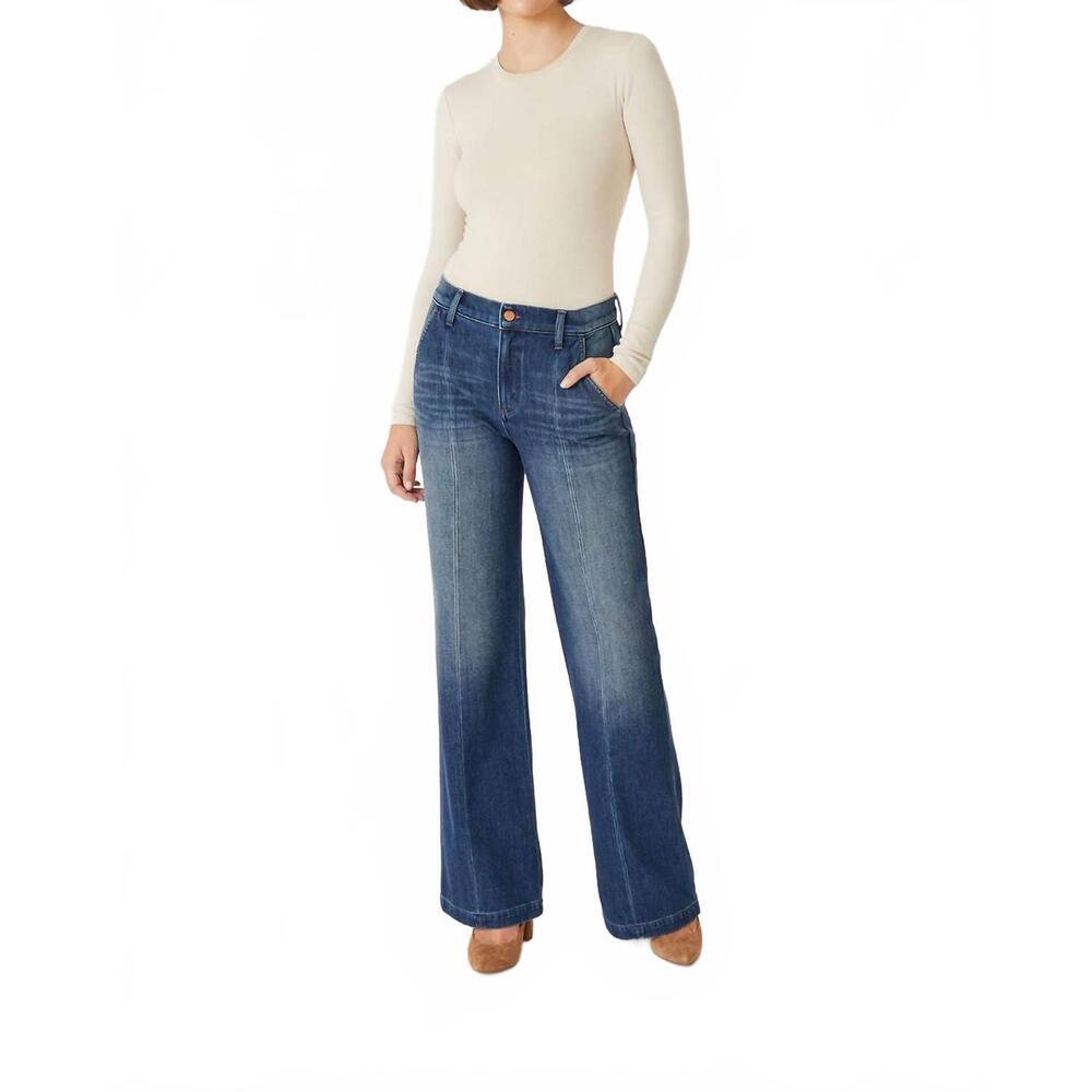 NEW LEVEL99 shelby trouser jean in washed blues